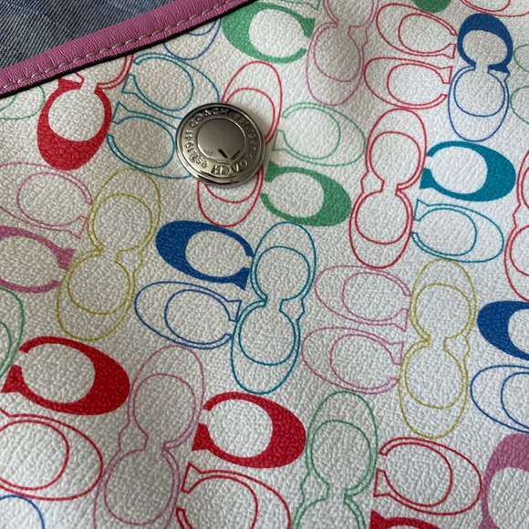 Coach Logo Over Shoulder Handbag - Picture 4 of 12